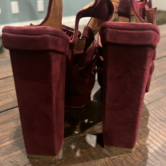 Jeffery Campbell EVA-B Suede Platform Sandals - Picture 12 of 16